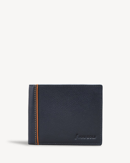 Imperial Slim Bi-fold Wallet 6 - Navy Blue