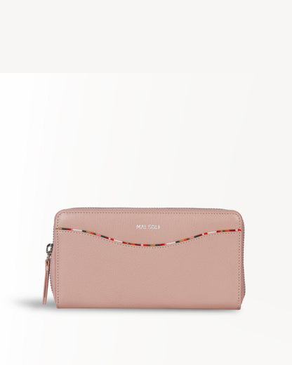 Charlotte Zip-around Wallet - Nude Pink