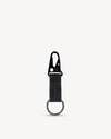 Wanderloop Leather Metal Key Ring - Black