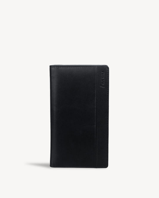 Antique Carry All Travel Wallet- Black