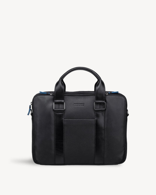 Carter Multi-pocket Laptop Bag - Black