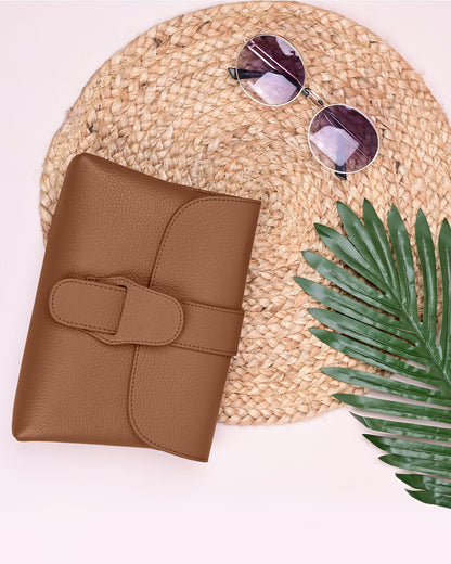 Claire Mini Envelope Clutch - Hazelnut