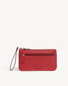 Virginia Large Slim Wristlet Pouch - Red