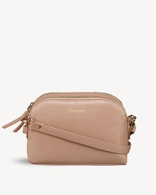 Emma Mini Crossbody Sling Bag - Nude Pink