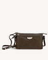 Roma Rectangle Sling Bag - Olive Green