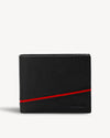 Astro RFID Protected Bifold Wallet with Coin Pocket - Black Red