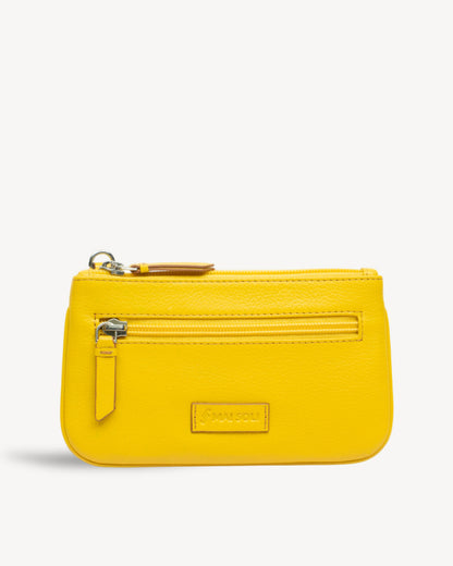 Virginia Small Slim Wristlet Pouch - Yellow