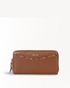 Charlotte Zip-around Wallet - Cognac Brown