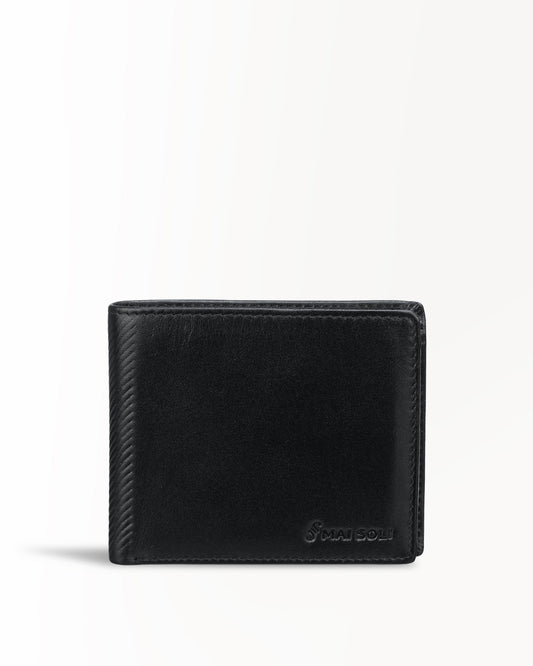 Elegance Compact Wallet - Black