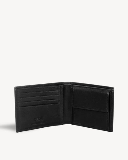 Ranger RFID Protected Bifold Wallet with Coin Pocket - Black