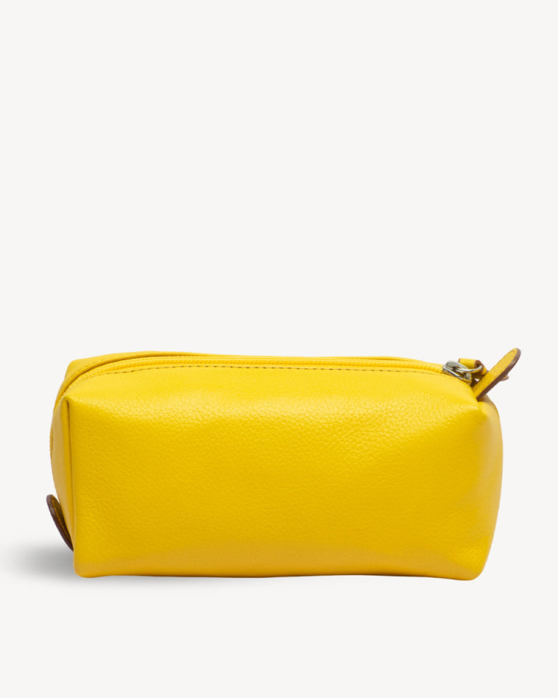 London Cosmetic Case - Yellow