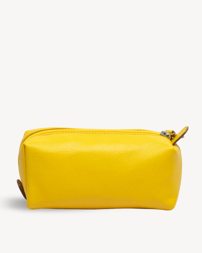 London Cosmetic Case - Yellow