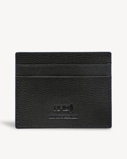 Neo Leather Card Holder -Black / Red