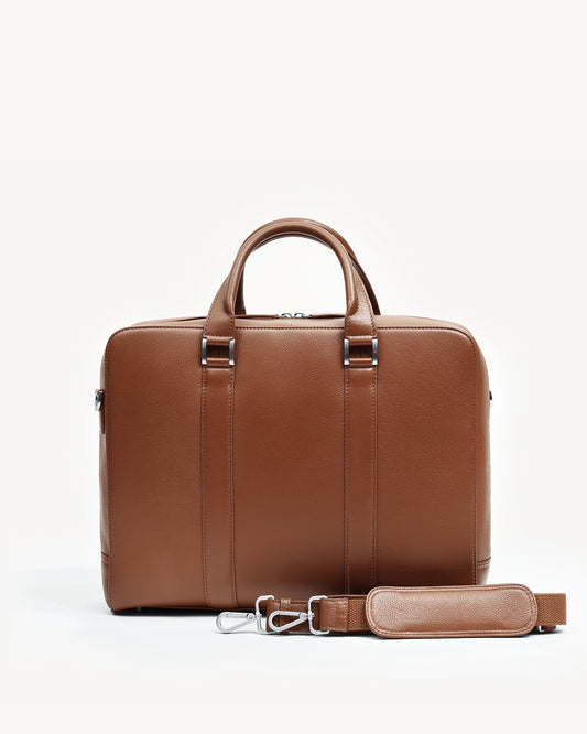 Monograph Briefcase 16" - Camel
