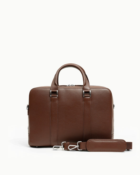 Monograph Briefcase 14" - Walnut Brown
