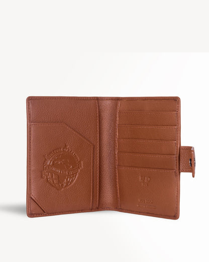Nomad Travel Wallet- Cognac Brown
