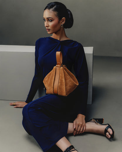 Crescendo Handbag   –  Caramel