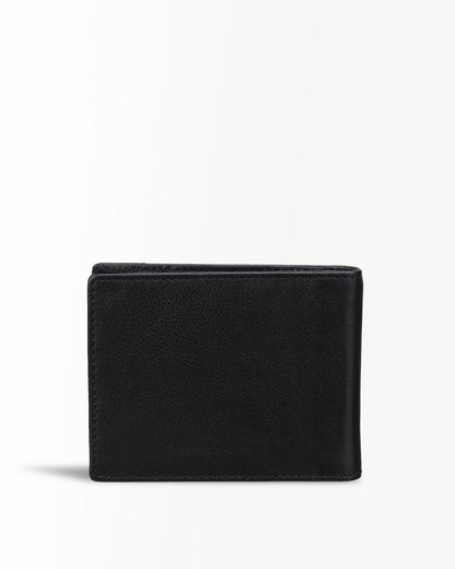 Antique Money Clip Wallet - Black