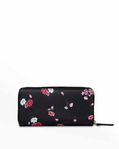 Cosmos Zip-around Wallet - Black