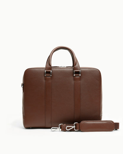 Monograph Briefcase 16" - Walnut Brown