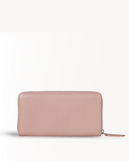 Charlotte Zip-around Wallet - Nude Pink