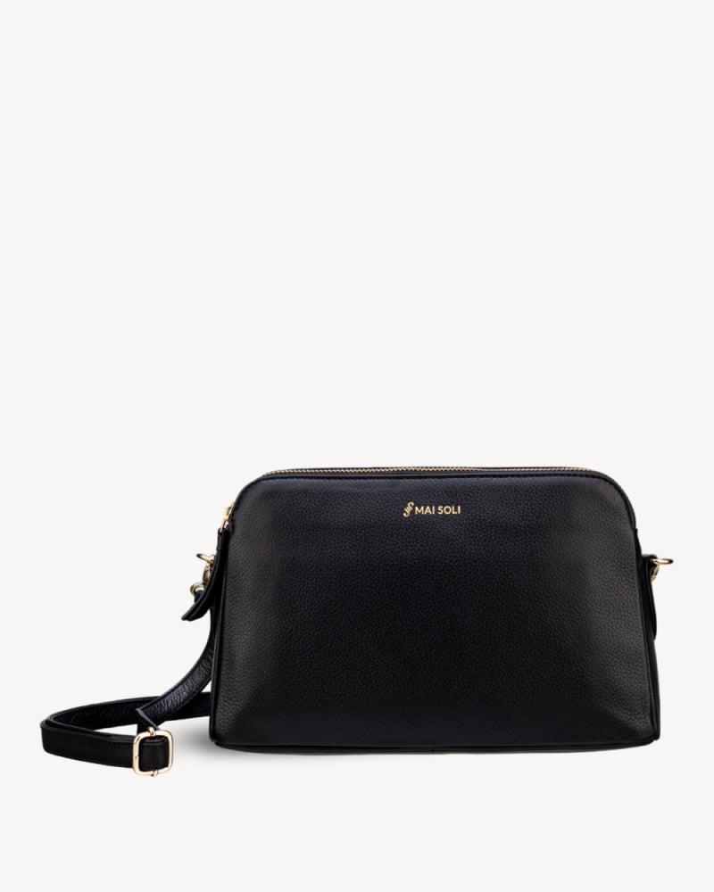 Emma Crossbody Medium Sling Bag - Black