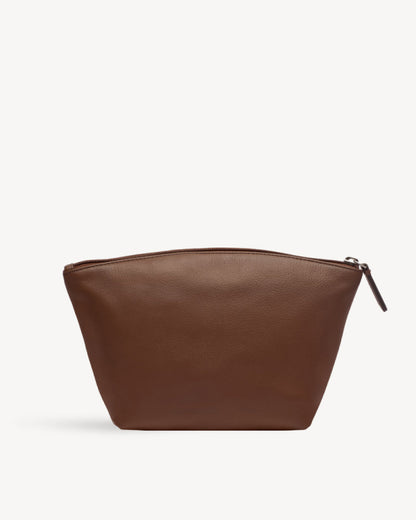 Paris Large Carry-all Pouch - Cognac Brown