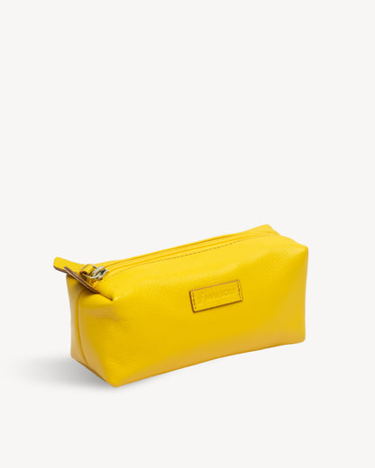 London Cosmetic Case - Yellow