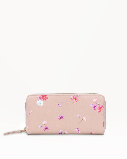 Cosmos Zip-around Wallet - Nude Pink