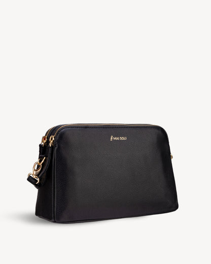 Emma Crossbody Medium Sling Bag - Black