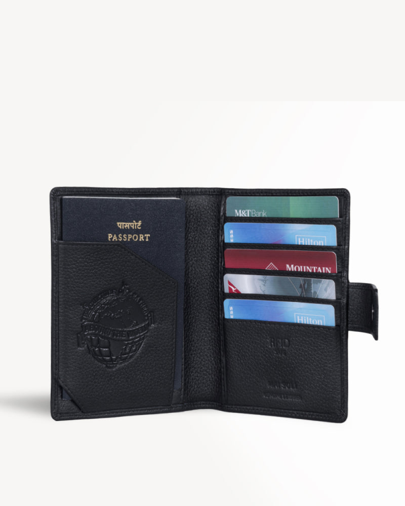 Nomad Travel Wallet- Black PDM