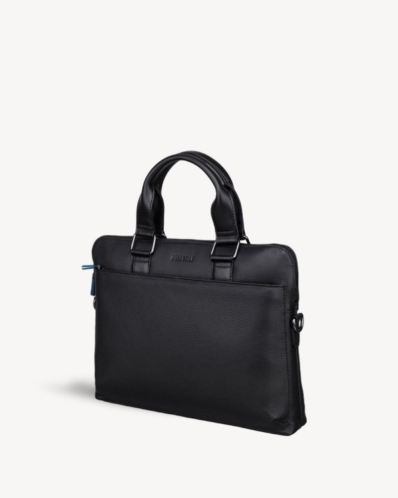 Cooper Slim Laptop Bag - Black – Mai Soli