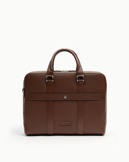 Monograph Briefcase 16" - Walnut Brown