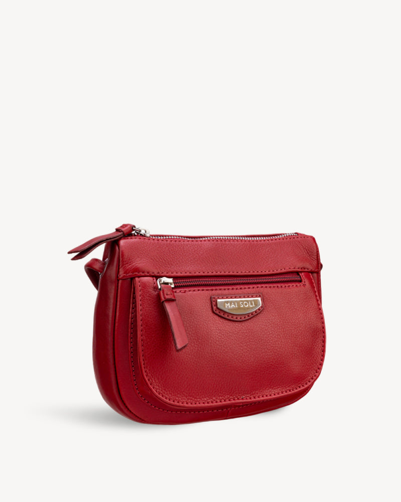 Roma Crossbody Sling Bag - Red