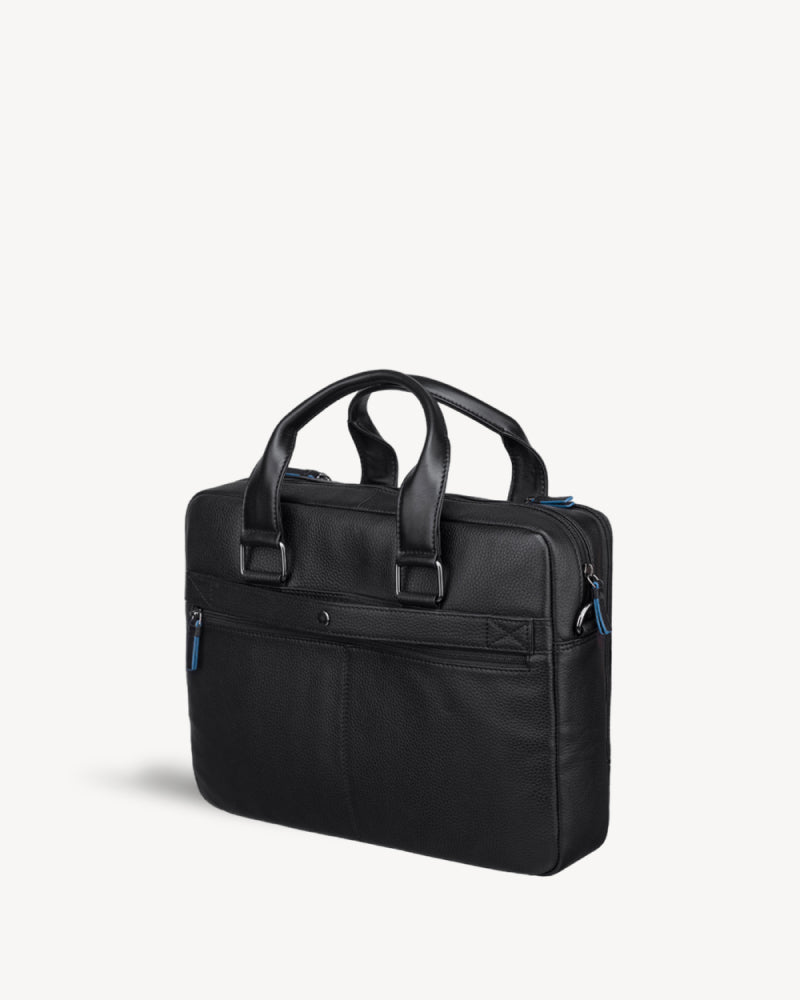 Carter Multi-pocket Laptop Bag - Black