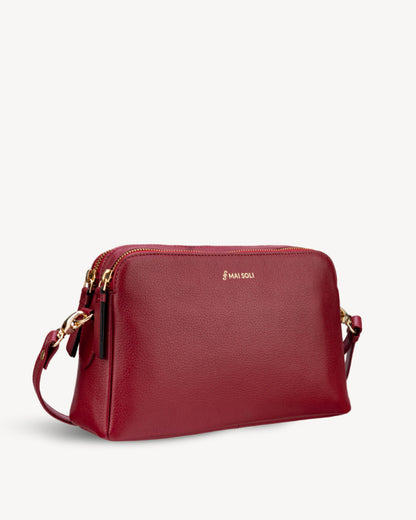 Emma Crossbody Medium Sling Bag - Berry