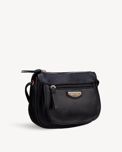 Roma Crossbody Sling Bag - Black