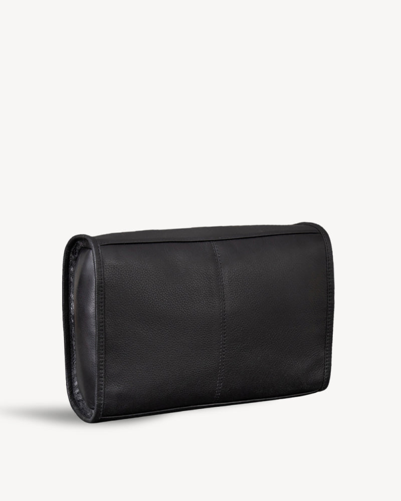 Barrel Toiletry Bag - Black