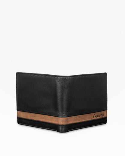 Club Slim Bi-fold Wallet - Black