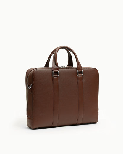 Monograph Briefcase 16" - Walnut Brown