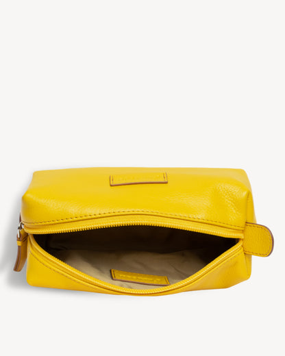 London Cosmetic Case - Yellow