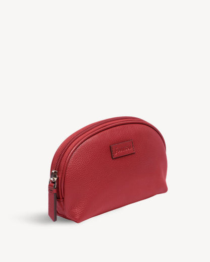 Dome Large Cosmetic Case - Red