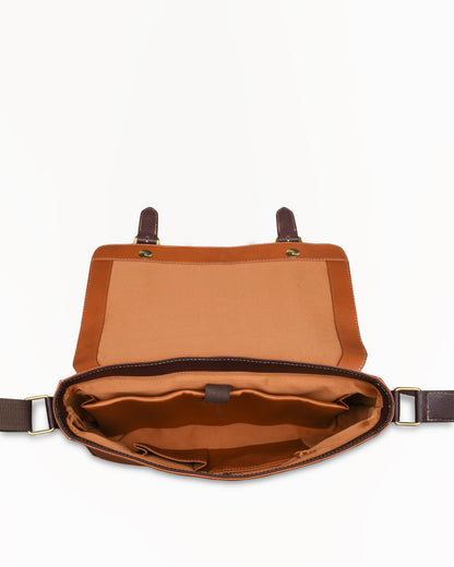 Messenger Laptop Bag - Tan