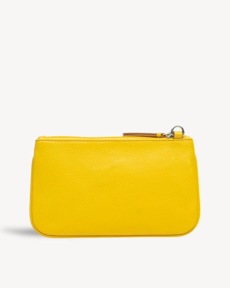 Virginia Small Slim Wristlet Pouch - Yellow