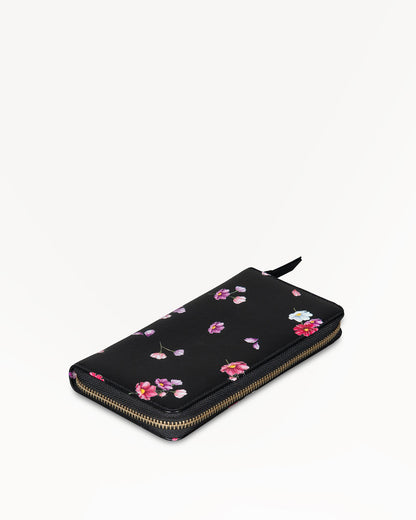 Cosmos Zip-around Wallet - Black