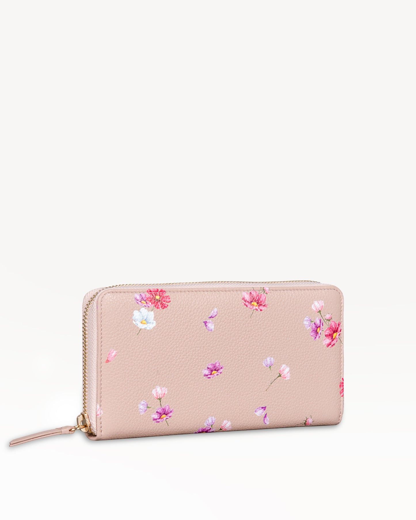 Cosmos Zip-around Wallet - Nude Pink