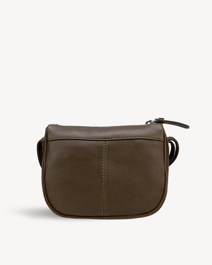 Roma Crossbody Sling Bag - Olive Green