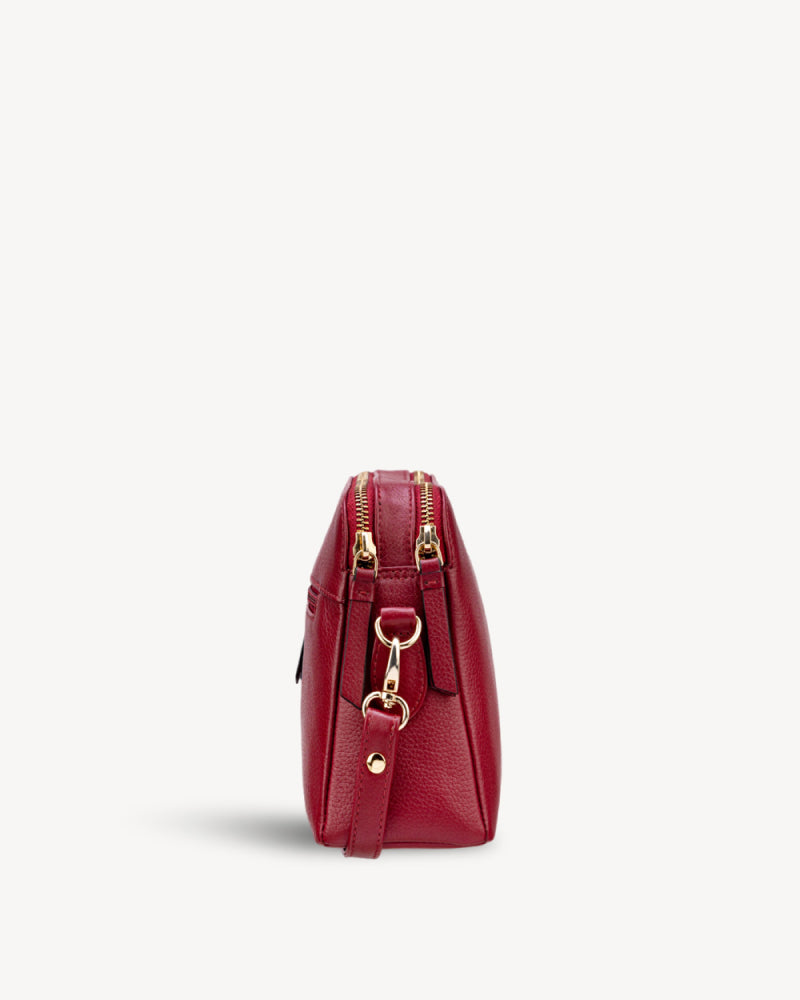 Emma Crossbody Medium Sling Bag - Berry