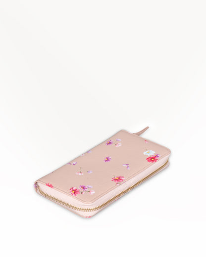 Cosmos Zip-around Wallet - Nude Pink