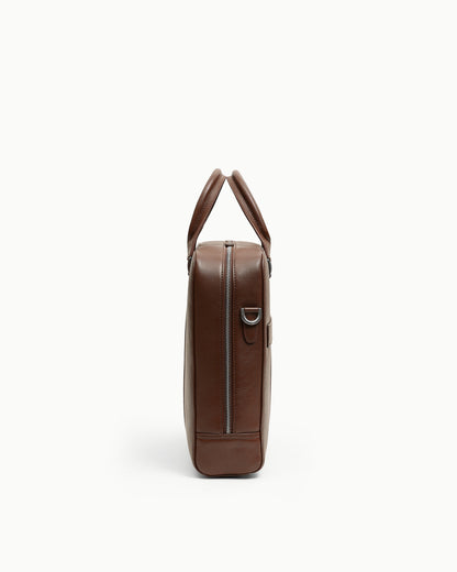 Monograph Briefcase 16" - Walnut Brown